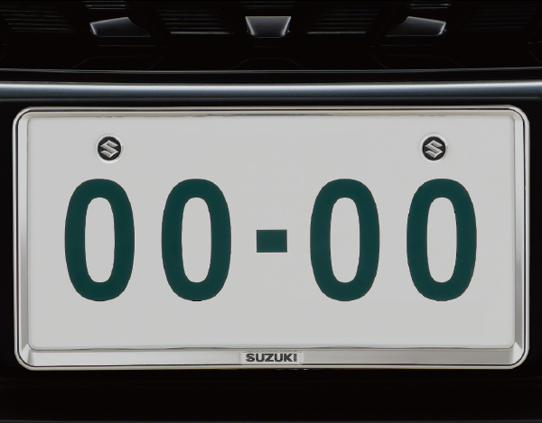 ナンバープレートリム＆ナンバー プレートロックボルトセット