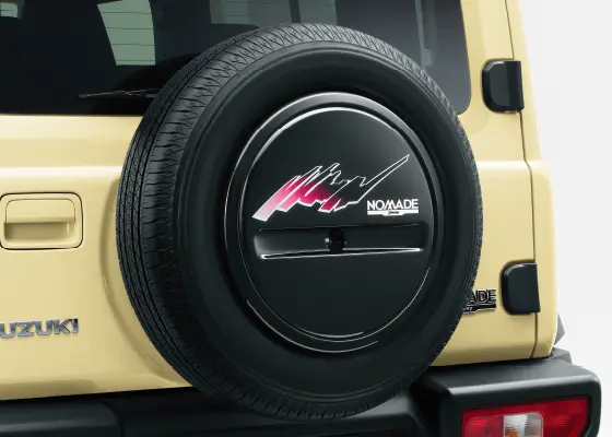 スペアタイヤ<br>ハーフカバーデカール