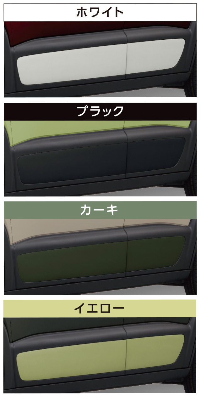 ドアスプラッシュガードパネルセット