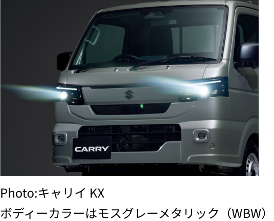 Photo:キャリイ KX ボディーカラーはモスグレーメタリック（WBW）