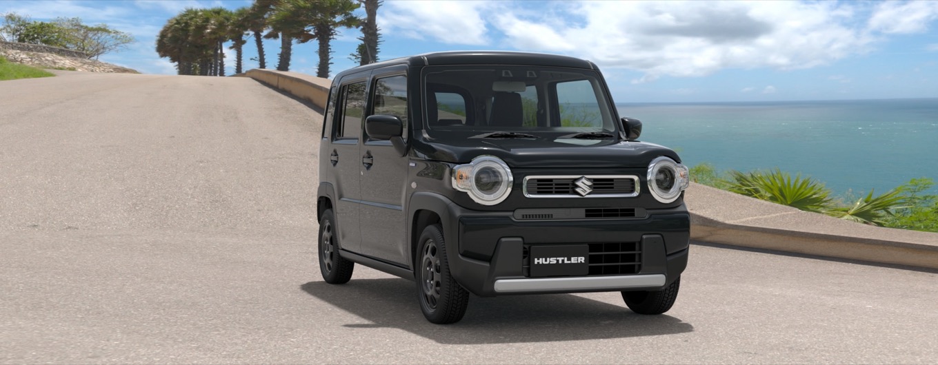 アルミ製　新型 ハスラー　テールゲートバー　ブラックカラー仕様 楽天市場】ハスラー MR52S/MR92S ラゲッジスカッフプレート