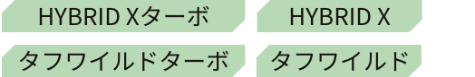 HYBRID Xターボ HYBRID X タフワイルドターボ タフワイルド