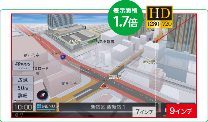 スズキの新しいメモリーナビゲーション | スズキ