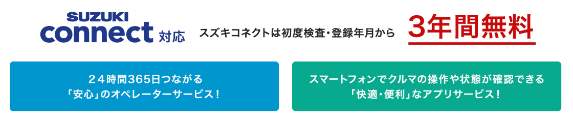SUZUKI connect対応