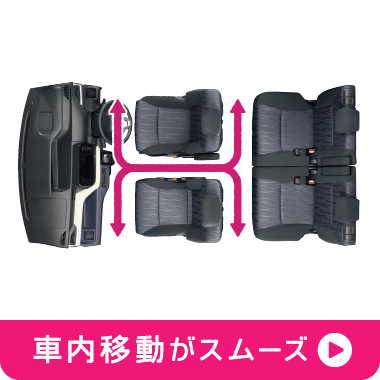 車内移動がスムーズ