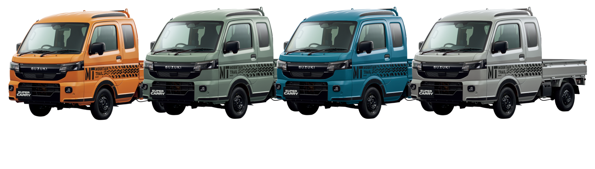 ツールオレンジ（WCJ） アイビーグリーンメタリック（WCL） デニムブルーメタリック（WAC） モスグレーメタリック（WBW）