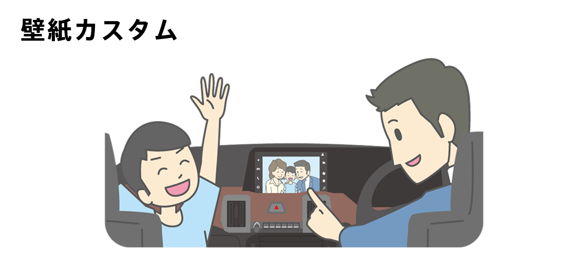 壁紙カスタム