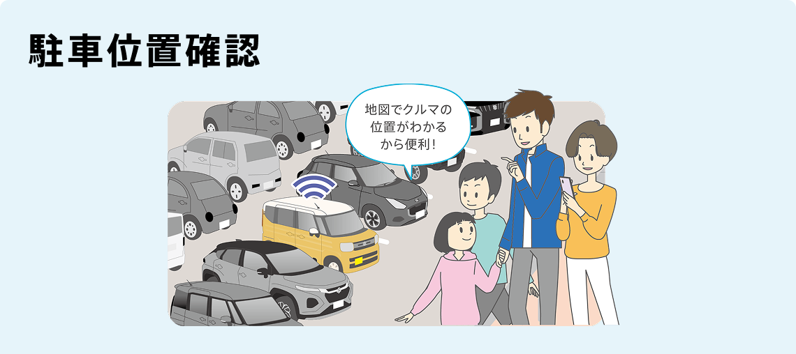 駐車位置確認