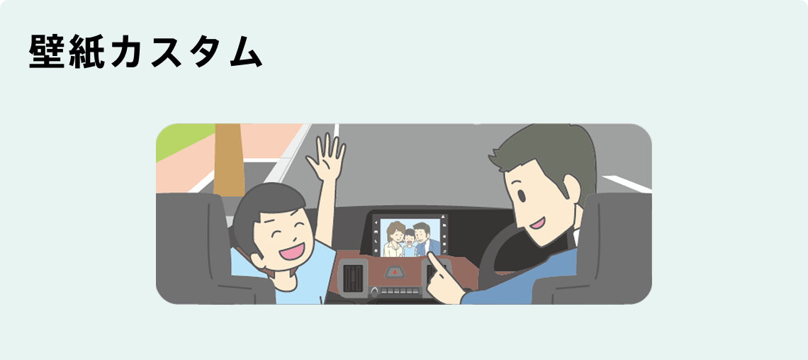 壁紙カスタム