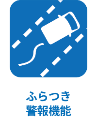 ふらつき警報機能