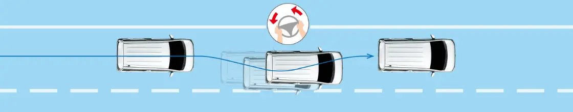 ｢車線をはみ出さない｣をサポート