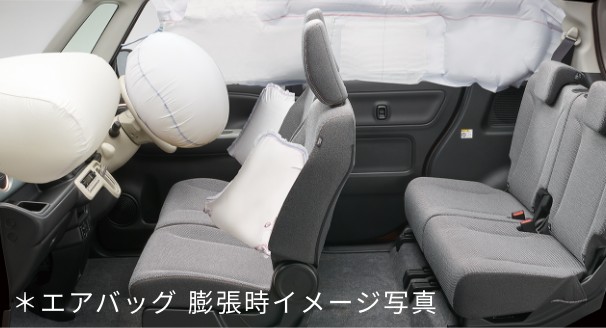 *エアバッグ 張時イメージ写真