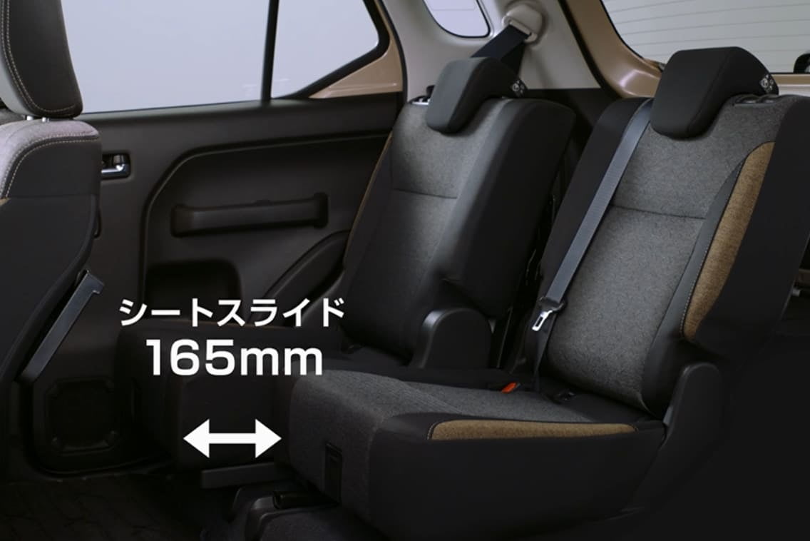 リヤシートスライド/リクライニング