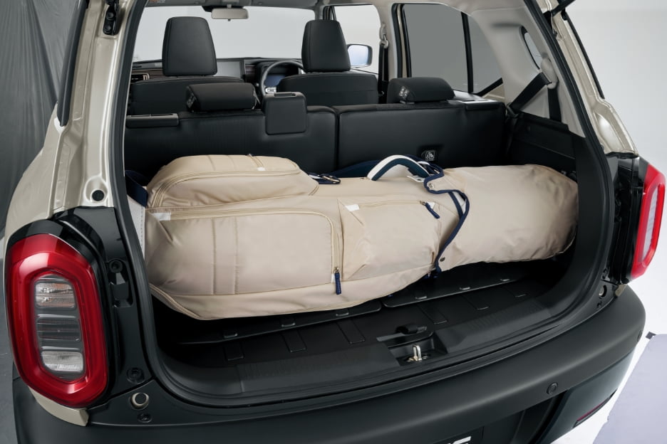 大きな荷物も安心のラゲッジスペース