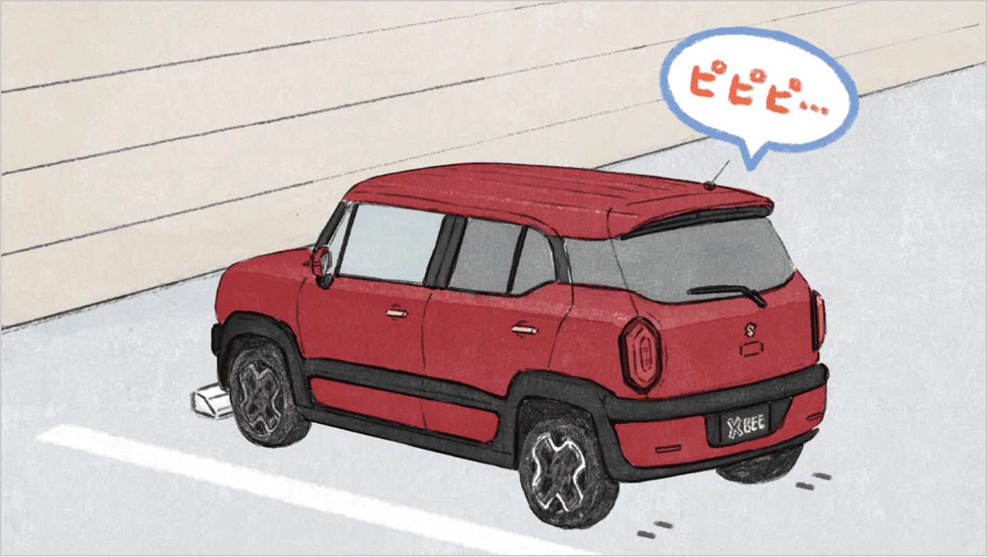 エンジン出力を抑えて、ペダルやシフトの操作ミスによる衝突の回避に貢献します。