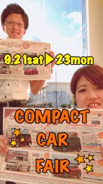 COMPACT CAR FAIR 開催☺