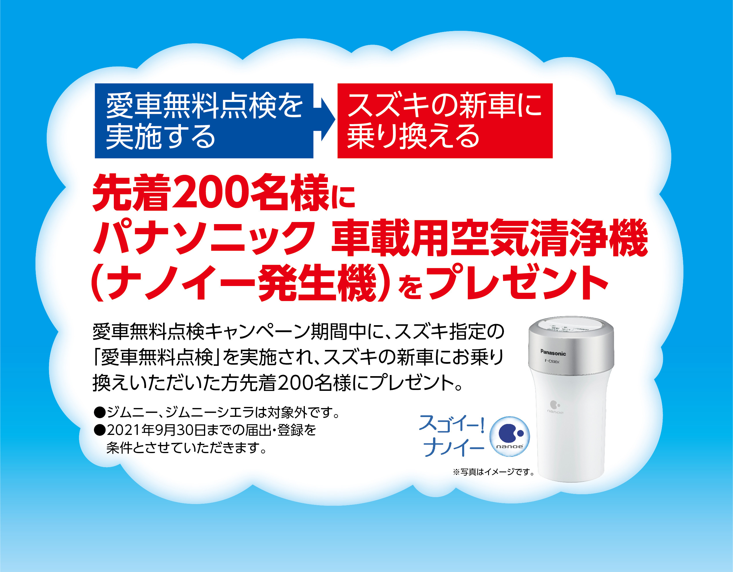 愛車無料点検はじまります イベント キャンペーン お店ブログ 岐阜スズキ販売株式会社 スズキアリーナ多治見