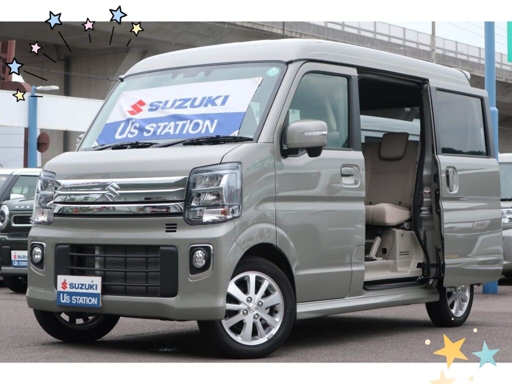 おすすめ中古車】モスグレーのエブリイワゴンがかっこいい！｜スタッフ 