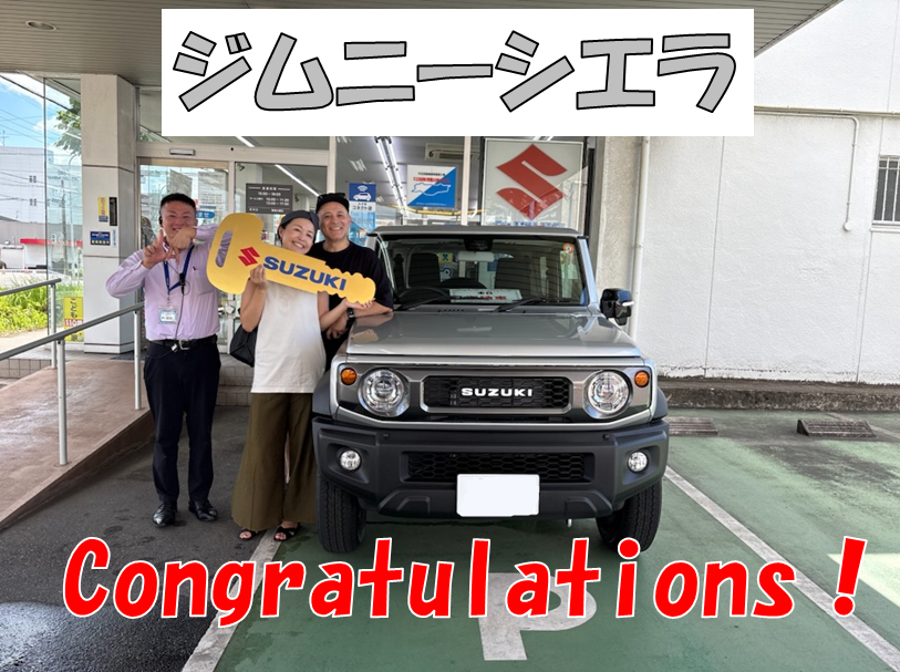 H様 ジムニーシエラ納車！！Congratulations！！｜納車ギャラリー｜お 