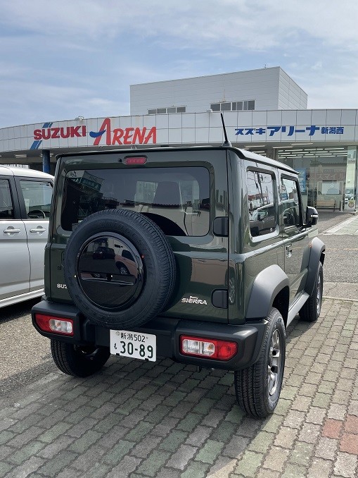 ジムニーシエラ 試乗車きました スタッフによるクルマ紹介 お店ブログ スズキ新潟販売株式会社 スズキアリーナ新潟西