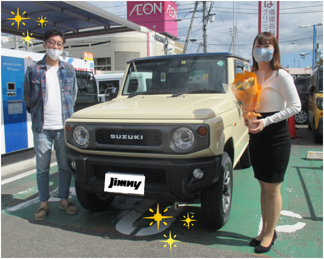K様ジムニー納車式 その他 お店ブログ 株式会社スズキ自販松山 スズキアリーナ天山 U S Station天山