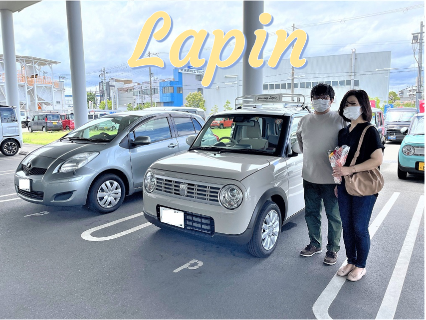 ルーフラックが映えるラパン｜納車ギャラリー｜お店ブログ｜株式会社 
