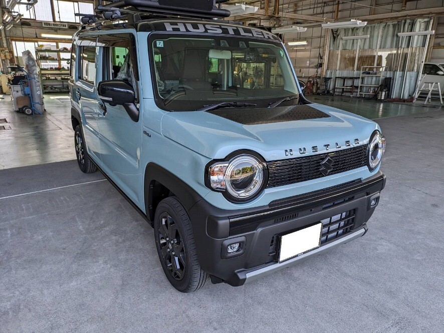 スズキ ハスラー タフワイルド フロントバンパーガーニッシュ