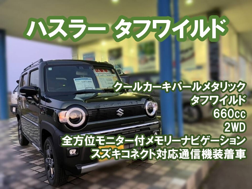 ハスラータフワイルド全方位モニター付メモリーナビゲーションスズキ 