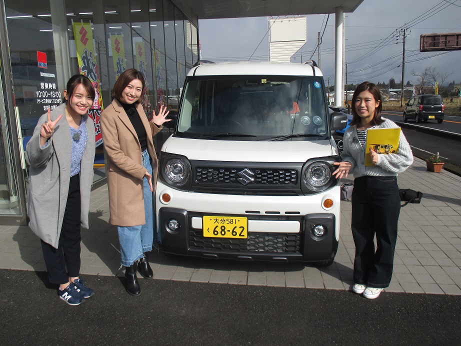 Tv撮影がきました メイキング画像 その他 お店ブログ 株式会社スズキ自販大分 スズキアリーナ三重