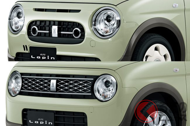 アルトラパン HE33Sフロントグリル【新車外し】 ラパン HE33S フロント 