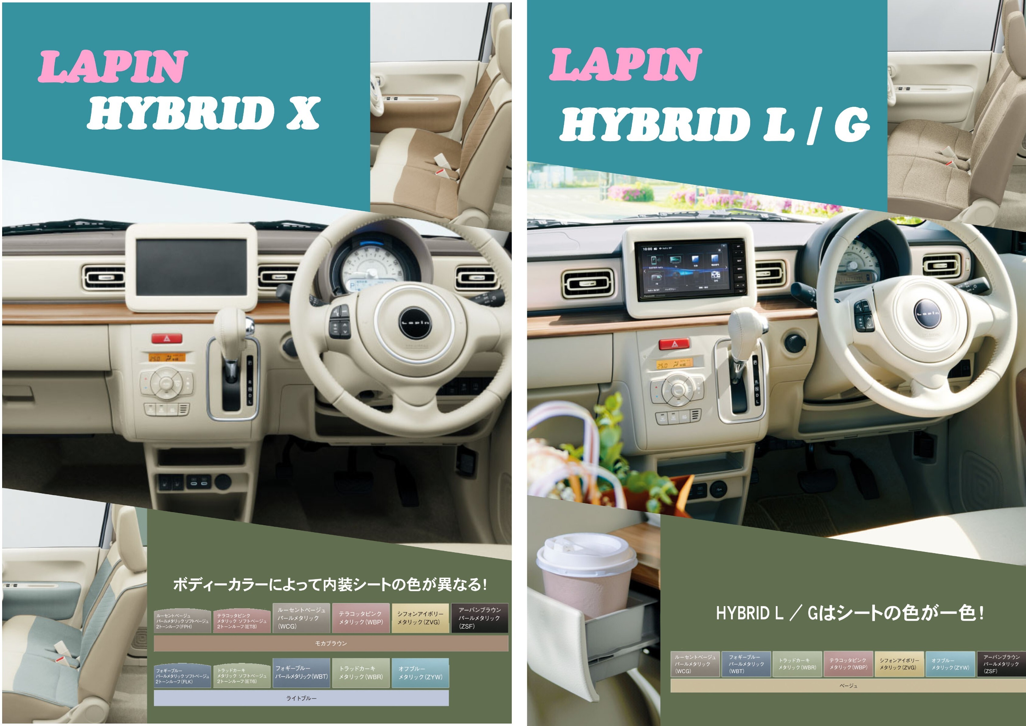 新型ラパンの内装をご紹介☆｜新車情報｜お店ブログ｜スズキアリーナ 