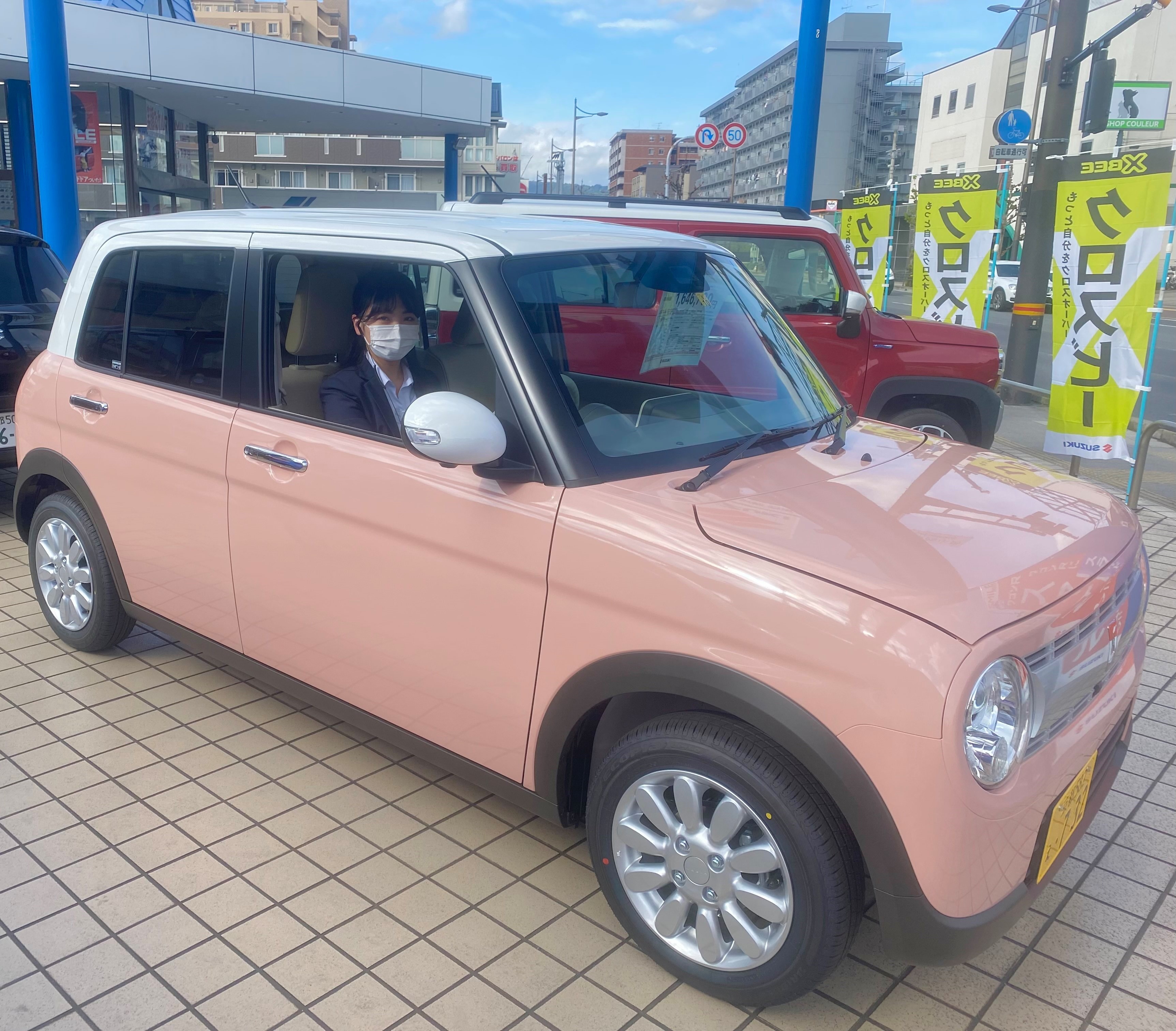 ラパンがやってきました その他 お店ブログ 株式会社スズキ自販京都 右京店