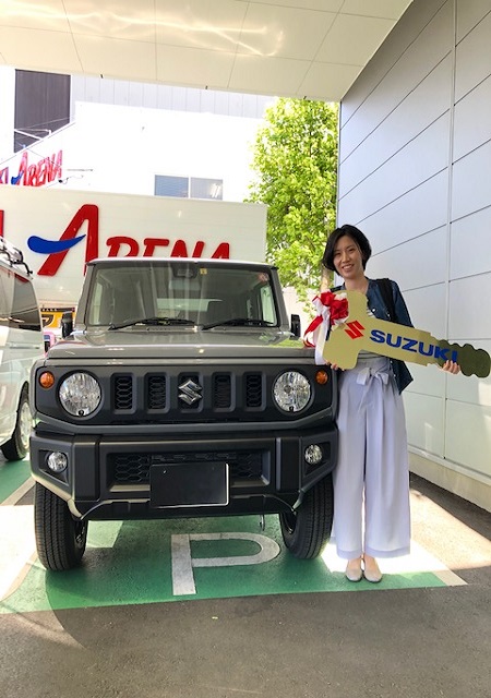 このクルマを選んだ決め手は デザインがイイ 走破性も魅力的 納車ギャラリー お店ブログ スズキアリーナ守山