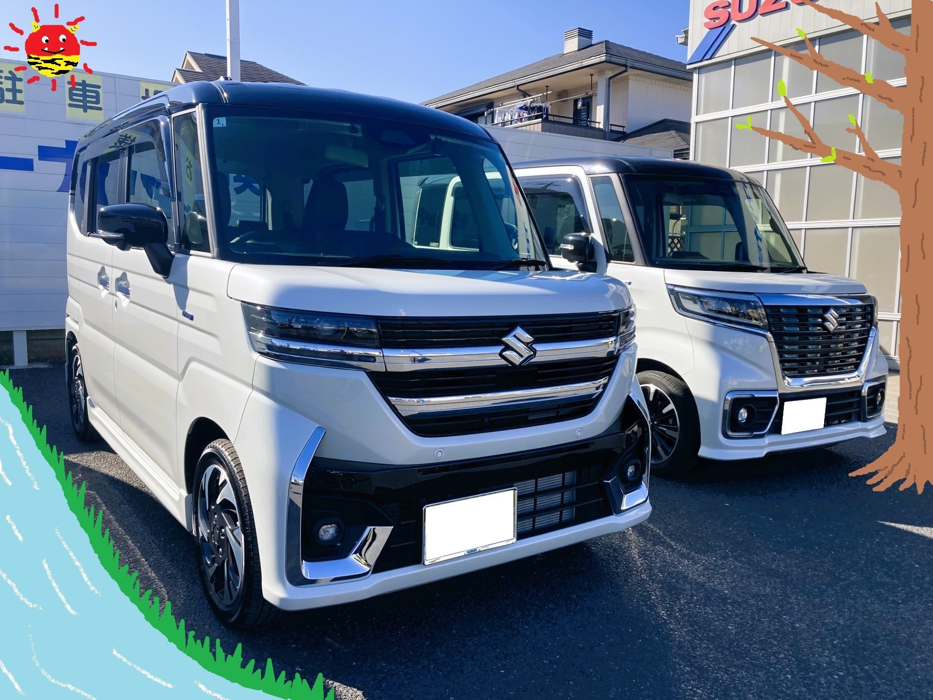 ☆スペーシアカスタムご納車しました☆｜納車ギャラリー｜お店ブログ 