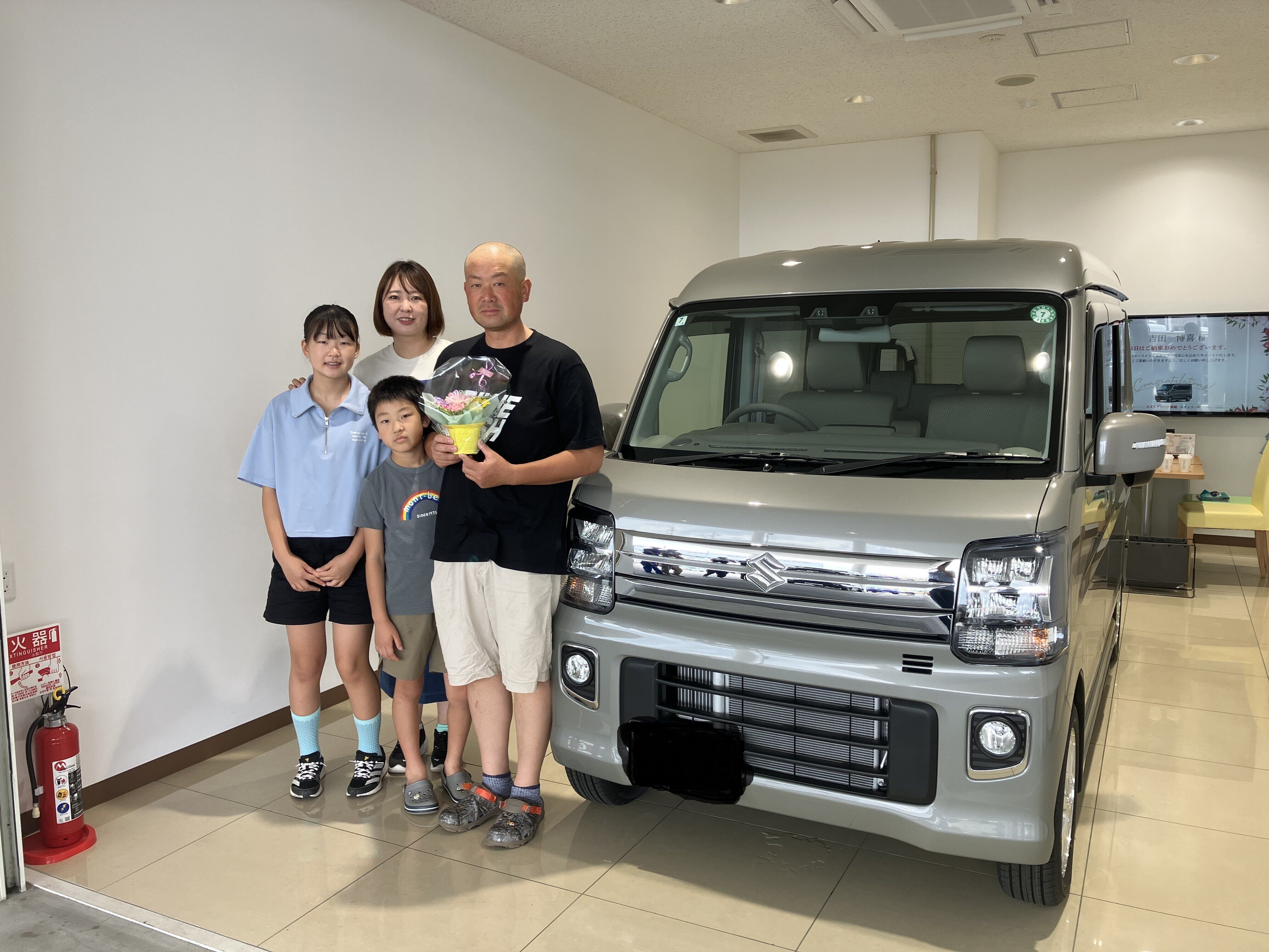 Y様にエブリィワゴンをご納車しました！｜納車ギャラリー｜お店ブログ 