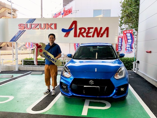 このクルマを選んだ決め手は コストパフォーマンスがイイ 納車ギャラリー お店ブログ スズキアリーナ守山