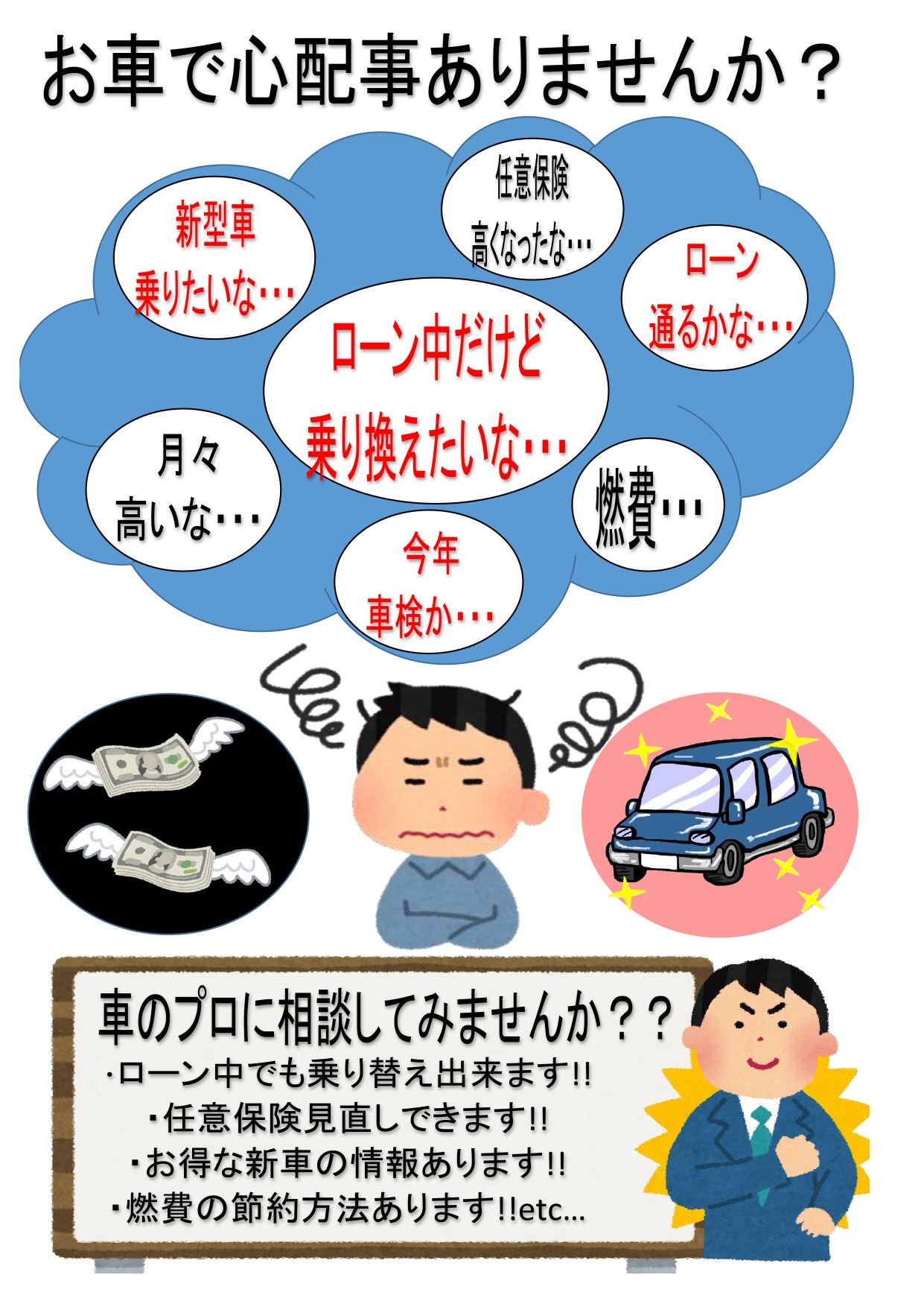 お車の心配事なにかありませんか その他 お店ブログ 株式会社トヨナガ ドリーム店