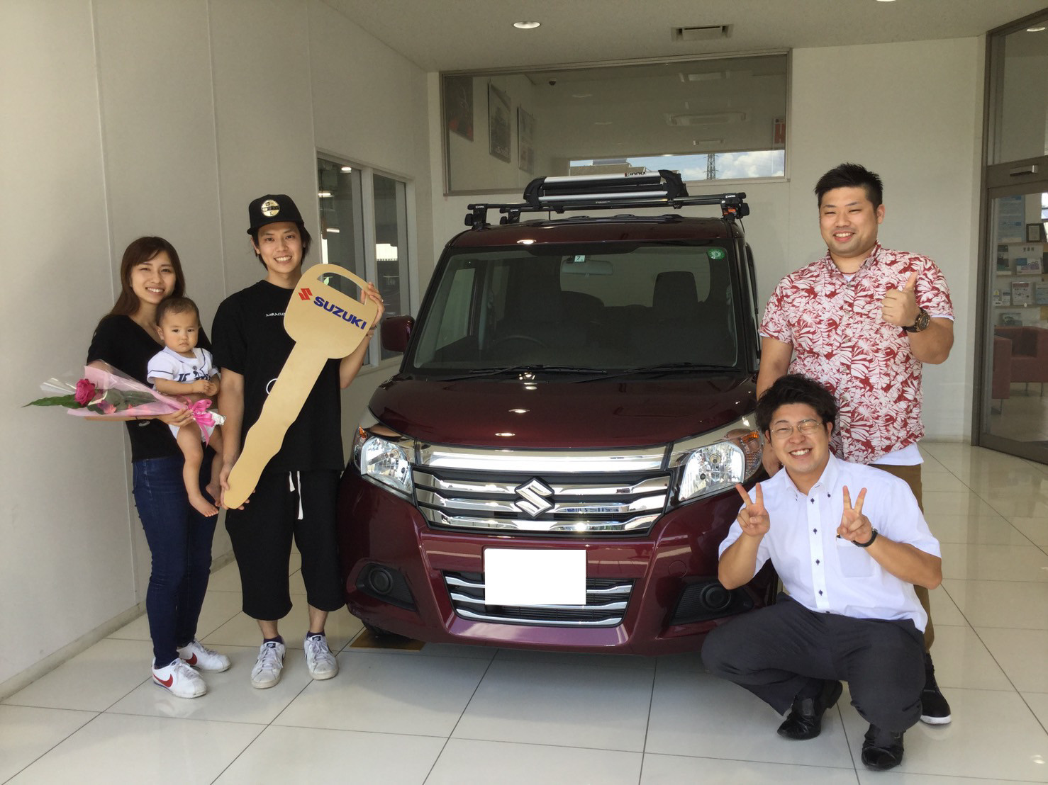 納車式 With 元同期 納車ギャラリー お店ブログ 株式会社スズキ自販西埼玉 スズキアリーナ川越山田