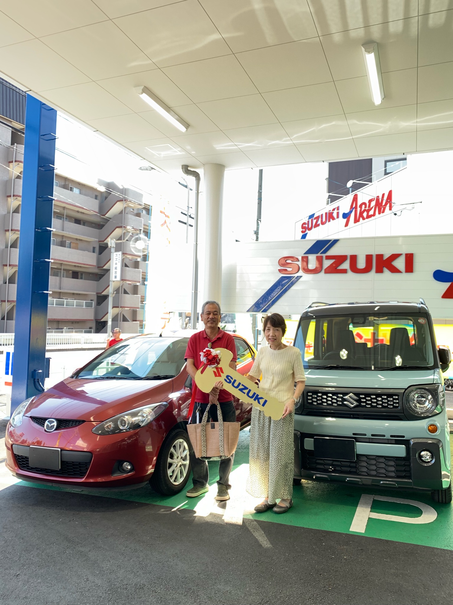 この車を選んだ決め手は ヘッドランプのデザインがイイ 納車ギャラリー お店ブログ スズキアリーナ守山