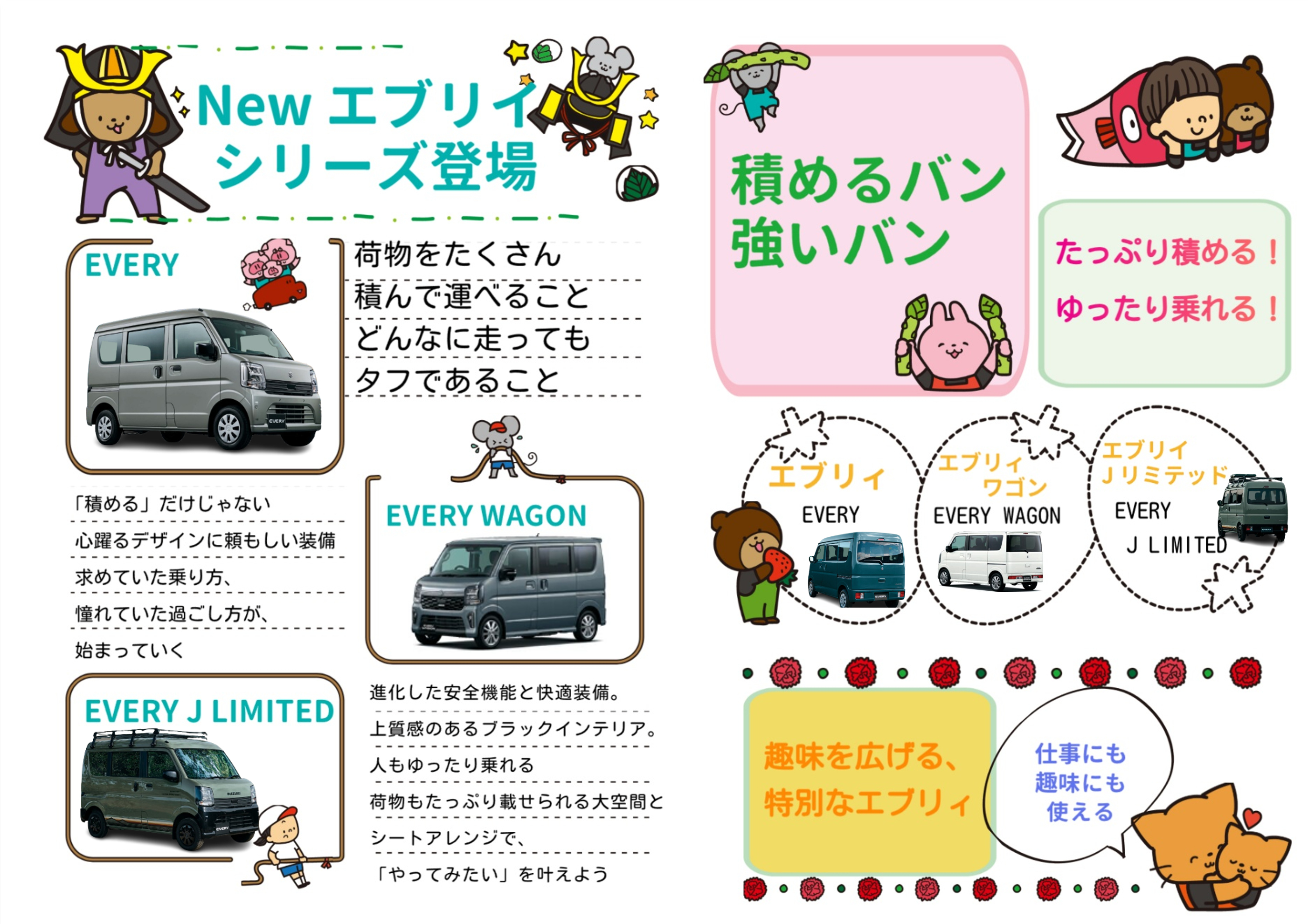 スズキ エブリイ - 4WD エブリィ めっちゃカッコいいエブリィワゴン 
