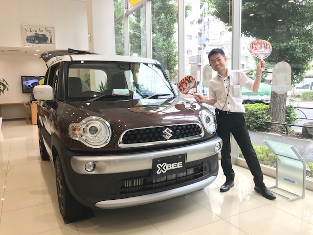 茶色のクロスビー見るなら西荻窪で 新車情報 お店ブログ 株式会社スズキ自販東京 スズキアリーナ西荻窪