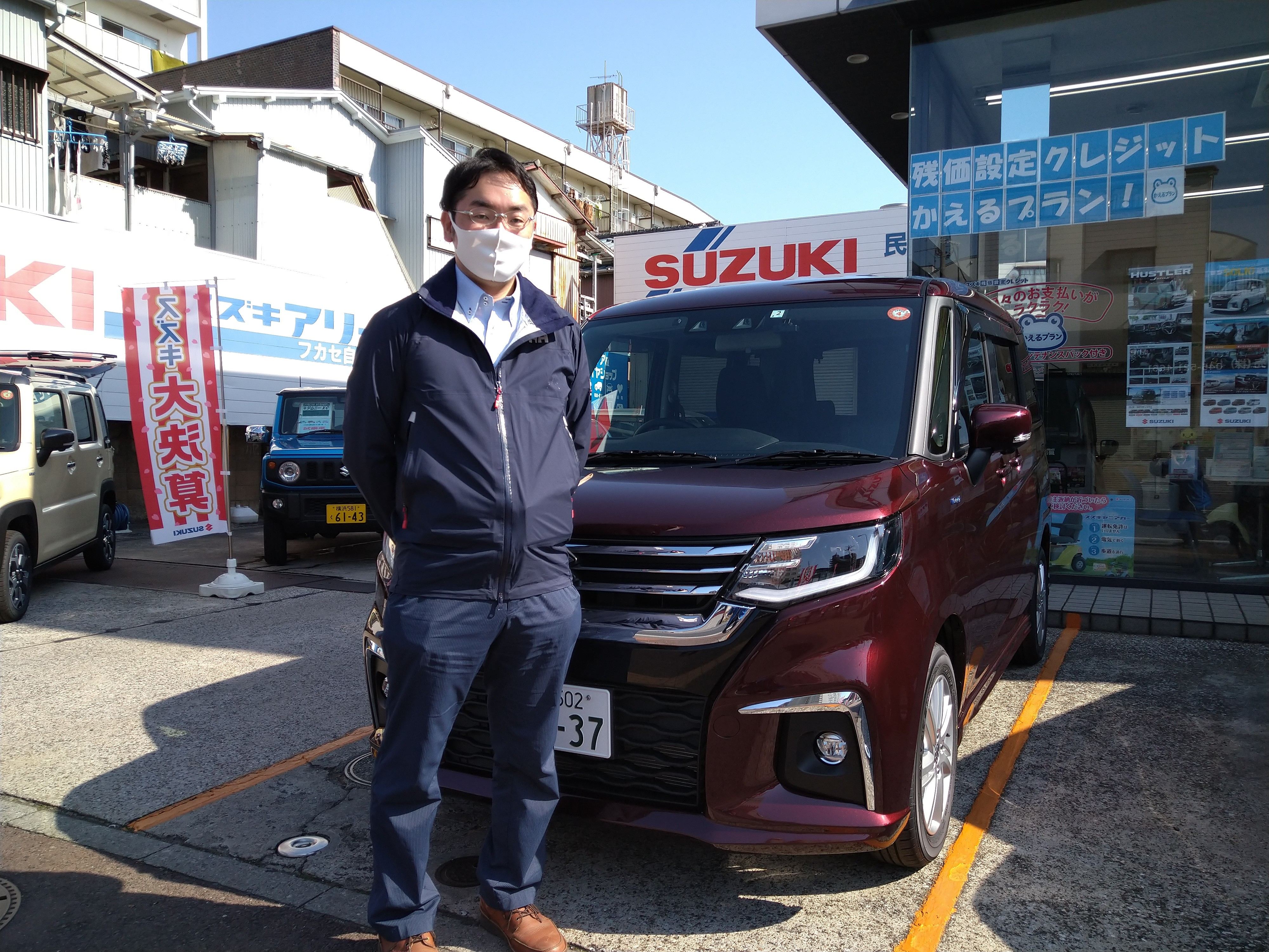 N様 ご納車おめでとうございます 納車ギャラリー お店ブログ スズキアリーナ横浜鶴見