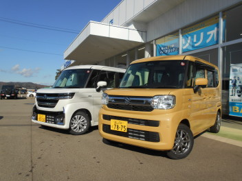 新型スペーシアカスタム展示車入荷♪