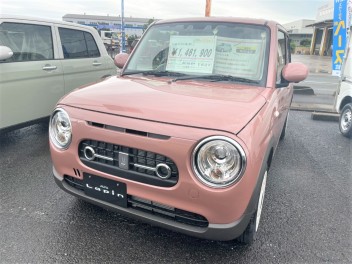 ラパンLCのおすすめ色！テラコッタピンク❤展示車あります☆彡