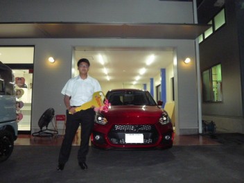スイフトスポ－ツ納車