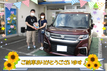 Ｔ様にソリオをご納車しました！