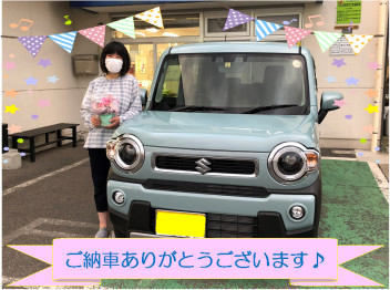 ハスラーご納車ありがとうございます☆彡