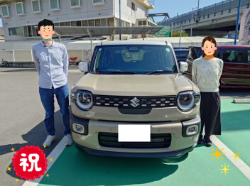 クロスビ―ご納車いたしました！