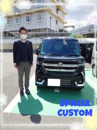 スペーシアカスタム納車いたしました！