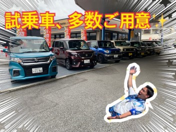 試乗車案内！！